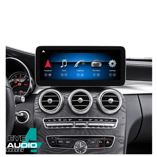 10.25 inch scherm voor Mercedes C-Klasse met CarPlay en Android Auto