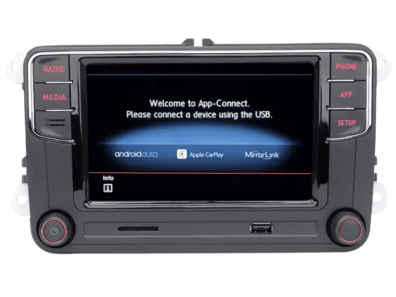 Carplay installatie volkswagen caddy