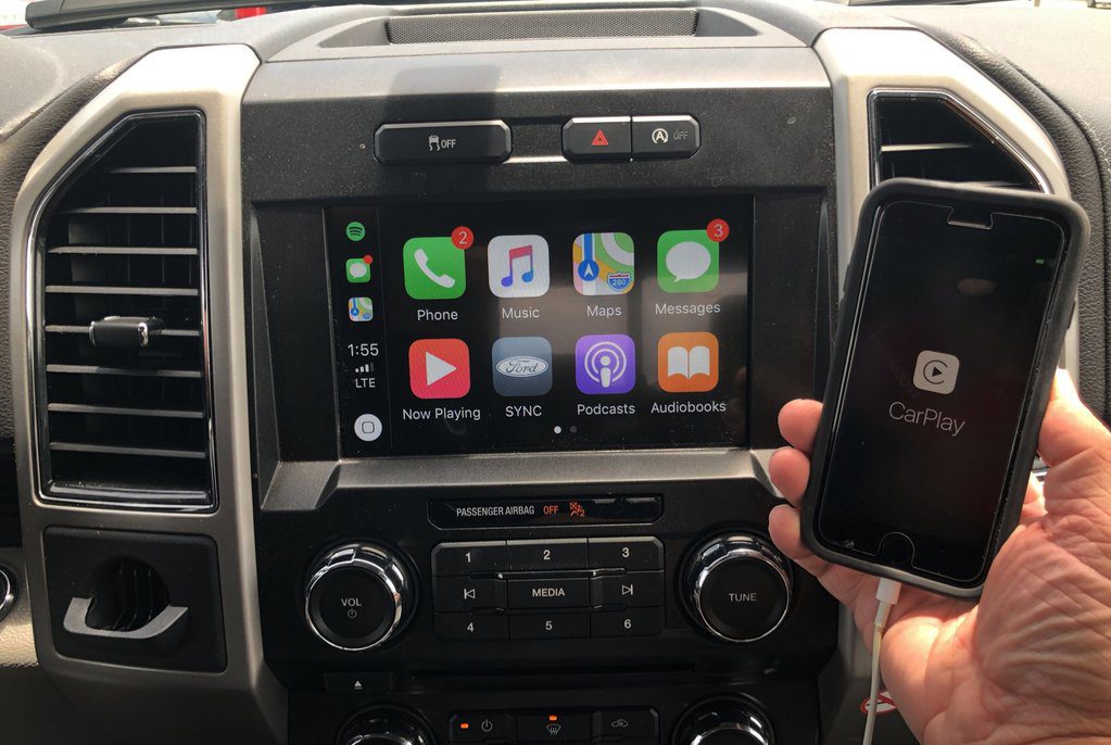 Apple CarPlay Inbouwen Ford F150, F250 & F350 5