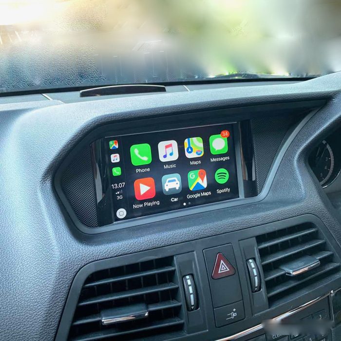 Apple CarPlay inbouwen Mercedes E-Klasse 1 Apple CarPlay inbouwen Mercedes E-Klasse met NTG 4