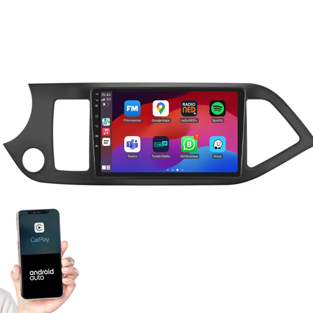 What is Zlink? 4 Radio replacement in Kia Picanto 2011-2016 with touchscreen and CarPlay