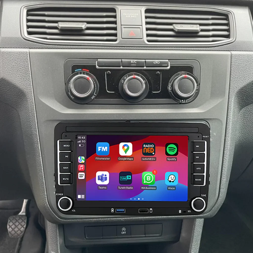 Apple CarPlay inbouwen in Volkswagen Caddy 3 Apple CarPlay inbouwen in Volkswagen Caddy