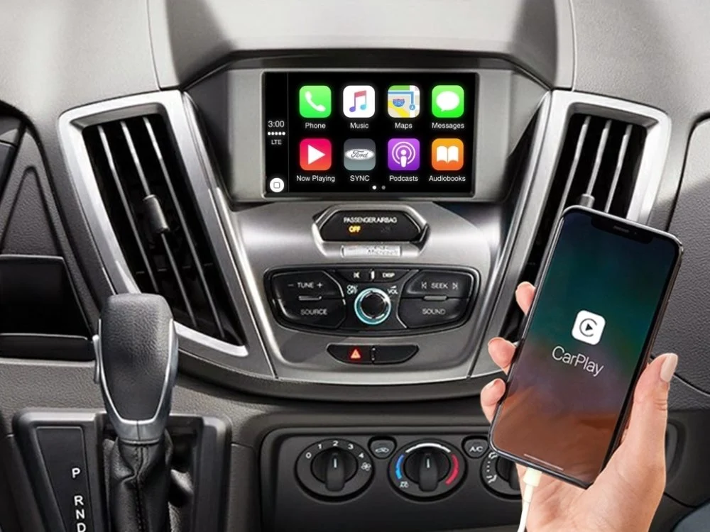 Apple CarPlay inbouwen Ford Tourneo Connect 1 Apple carplay in ford tourneo connect