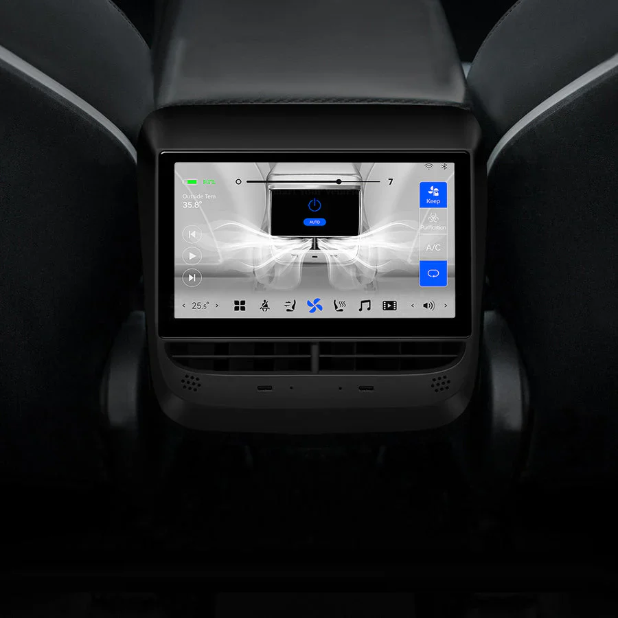 tesla model 3 scherm achterin 2